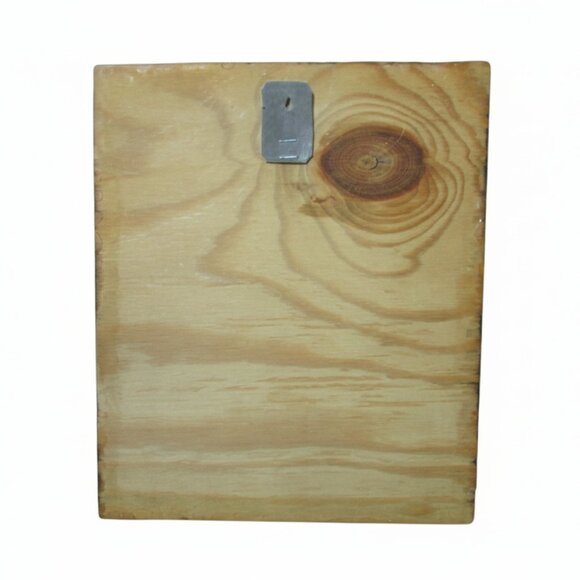 Vintage Harry J. Moeller Wood Bird Print Lacquered Framed Wall Art Mid-Century - Picture 4 of 7